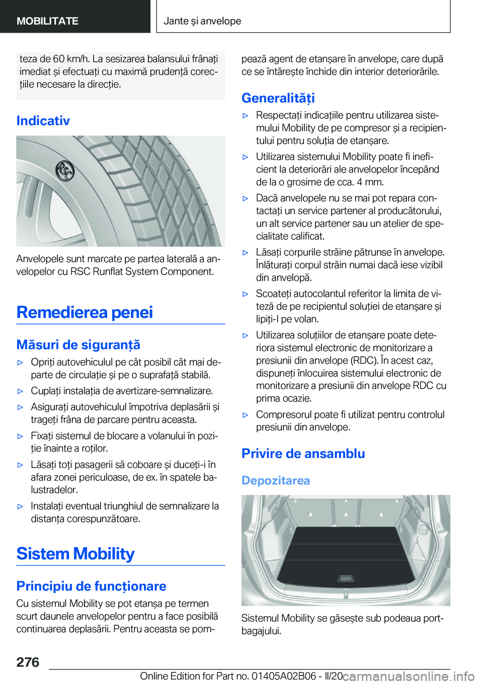 BMW X1 2020  Ghiduri De Utilizare (in Romanian) �t�e�z�a��d�e��6�0��k�m�/�h�.��L�a��s�e�s�i�z�a�r�e�a��b�a�l�a�n�s�u�l�u�i��f�r�