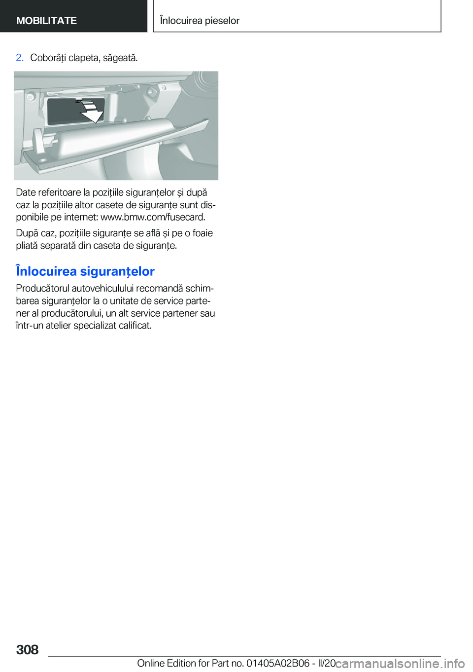 BMW X1 2020  Ghiduri De Utilizare (in Romanian) �2�.�C�o�b�o�r�