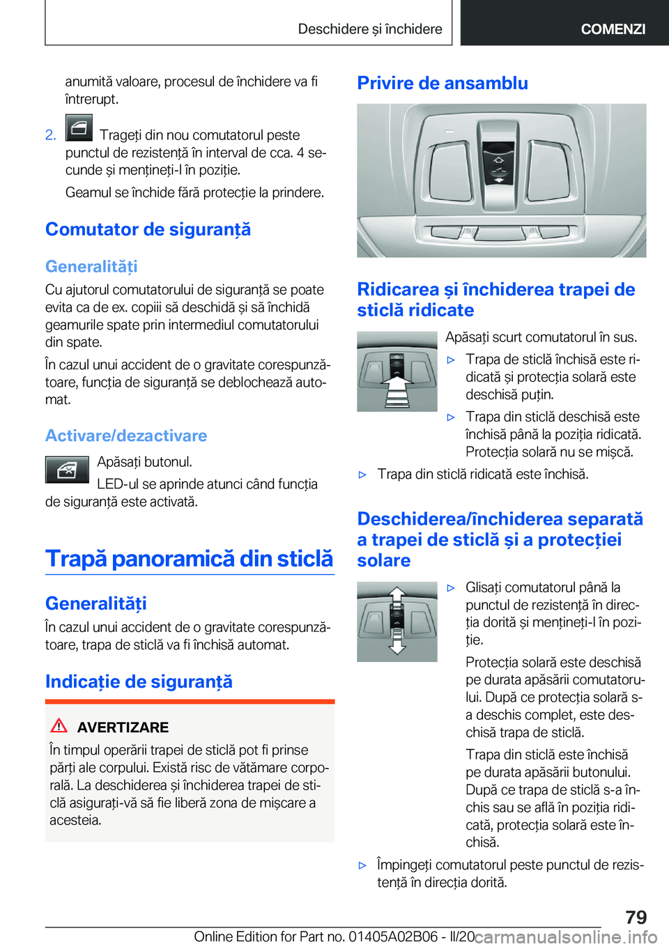 BMW X1 2020  Ghiduri De Utilizare (in Romanian) �a�n�u�m�i�t�