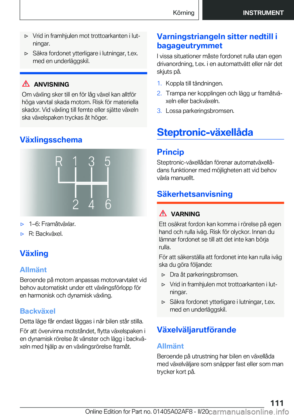 BMW X1 2020  InstruktionsbÖcker (in Swedish) x�V�r�i�d��i�n��f�r�a�m�h�j�u�l�e�n��m�o�t��t�r�o�t�t�o�a�r�k�a�n�t�e�n��i��l�u�tj�n�i�n�g�a�r�.x�S�ä�k�r�a��f�o�r�d�o�n�e�t��y�t�t�e�r�l�i�g�a�r�e��i��l�u�t�n�i�n�g�a�r�,��t�.�e�x�.
�m