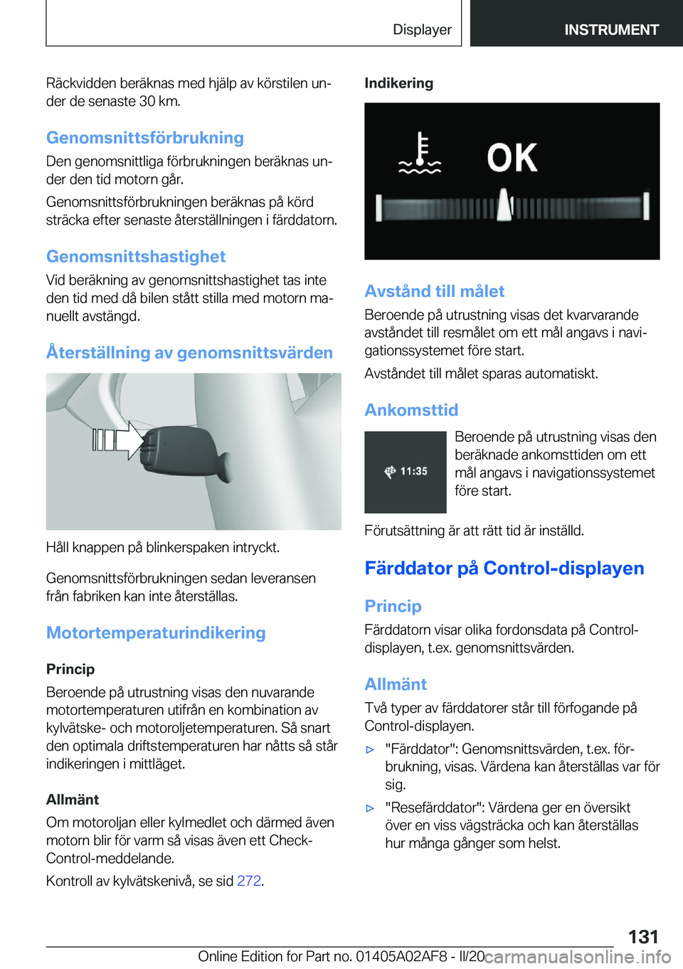 BMW X1 2020  InstruktionsbÖcker (in Swedish) �R�ä�c�k�v�i�d�d�e�n��b�e�r�ä�k�n�a�s��m�e�d��h�j�ä�l�p��a�v��k�