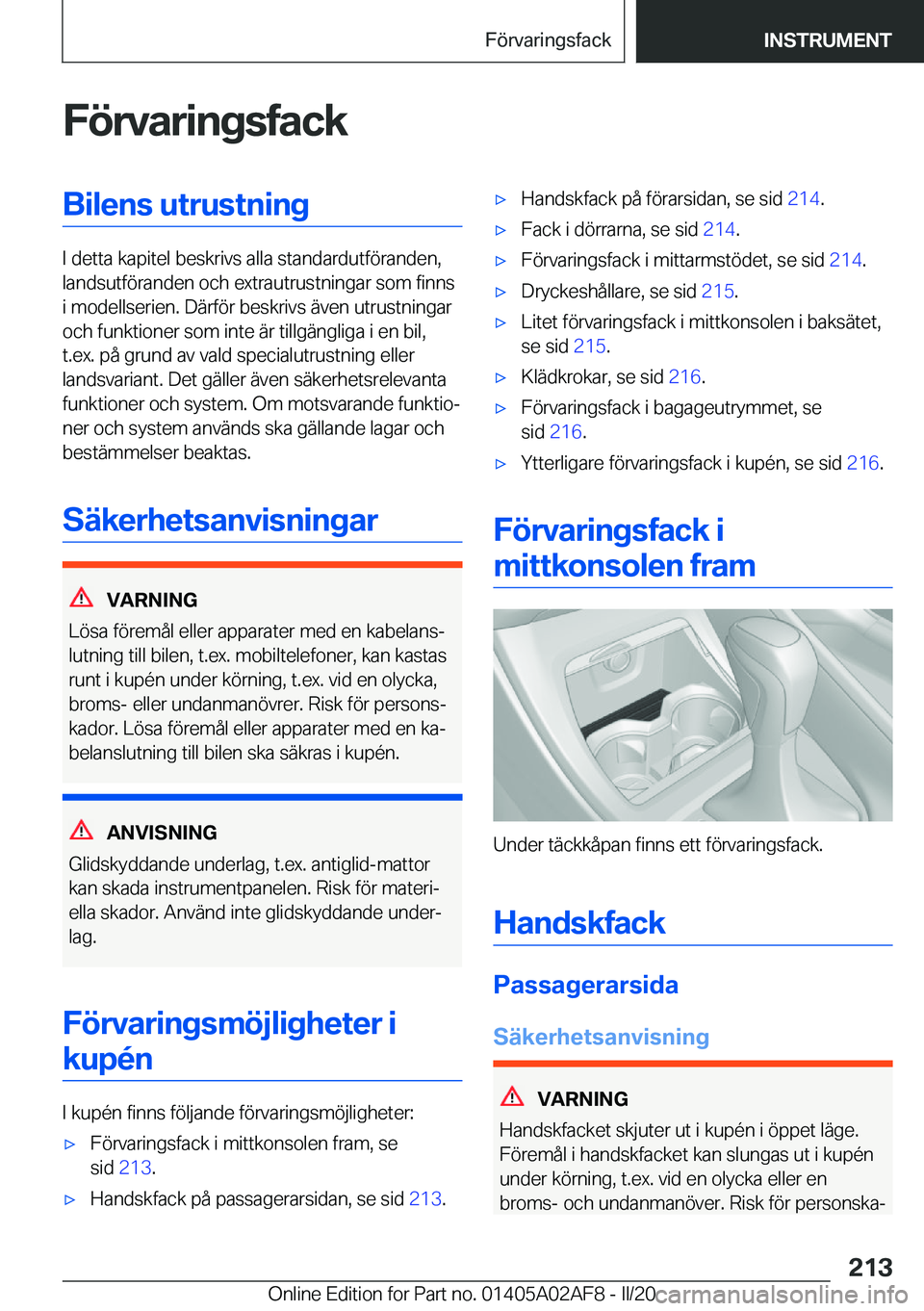 BMW X1 2020  InstruktionsbÖcker (in Swedish) �F�