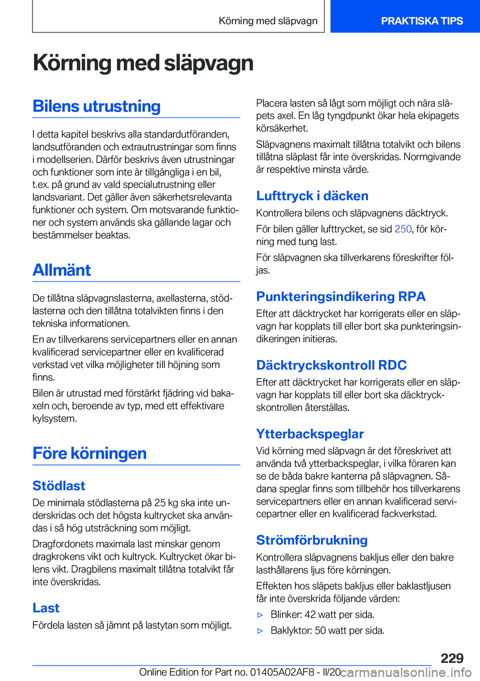 BMW X1 2020  InstruktionsbÖcker (in Swedish) �K�