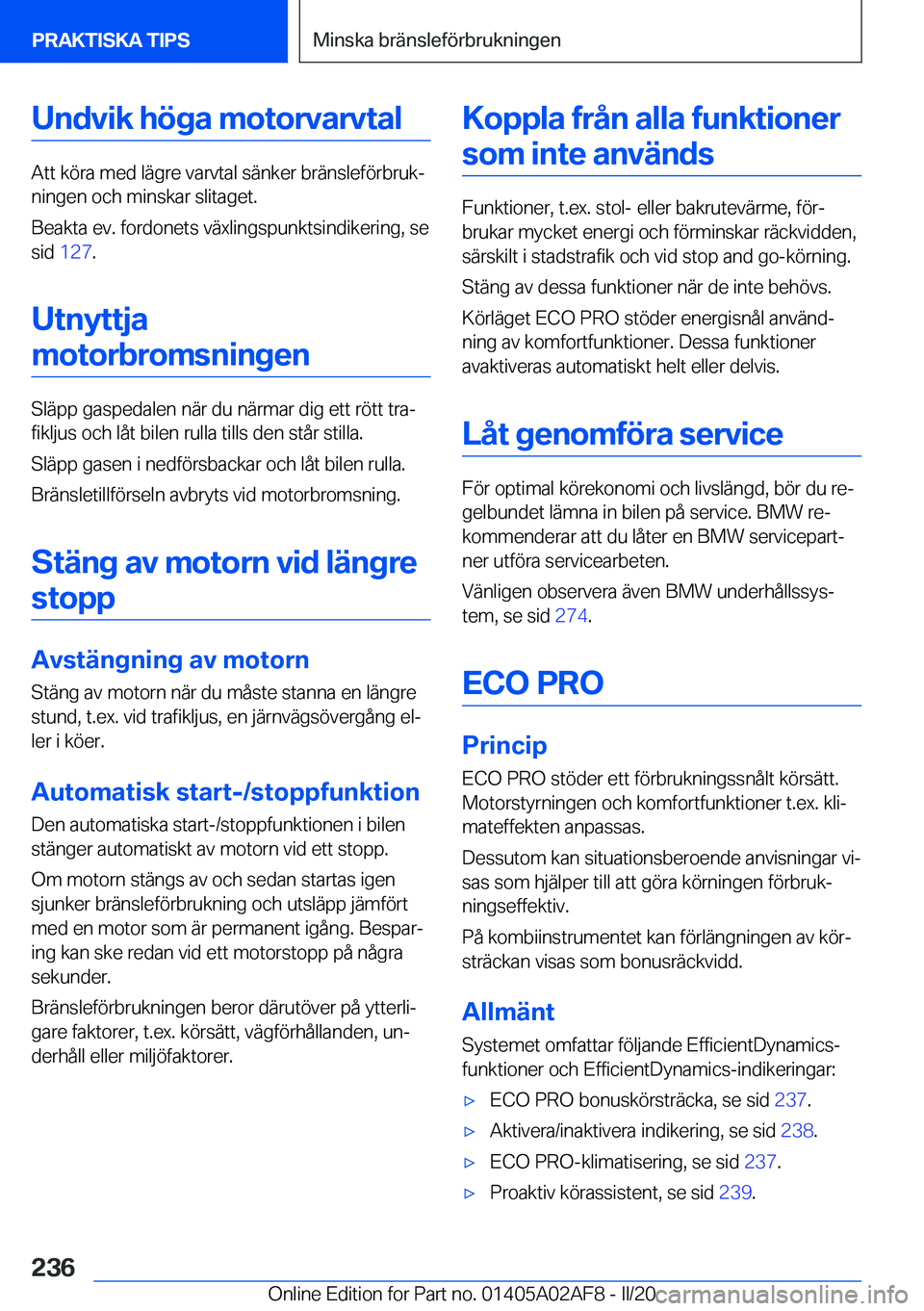BMW X1 2020  InstruktionsbÖcker (in Swedish) �U�n�d�v�i�k��h�
