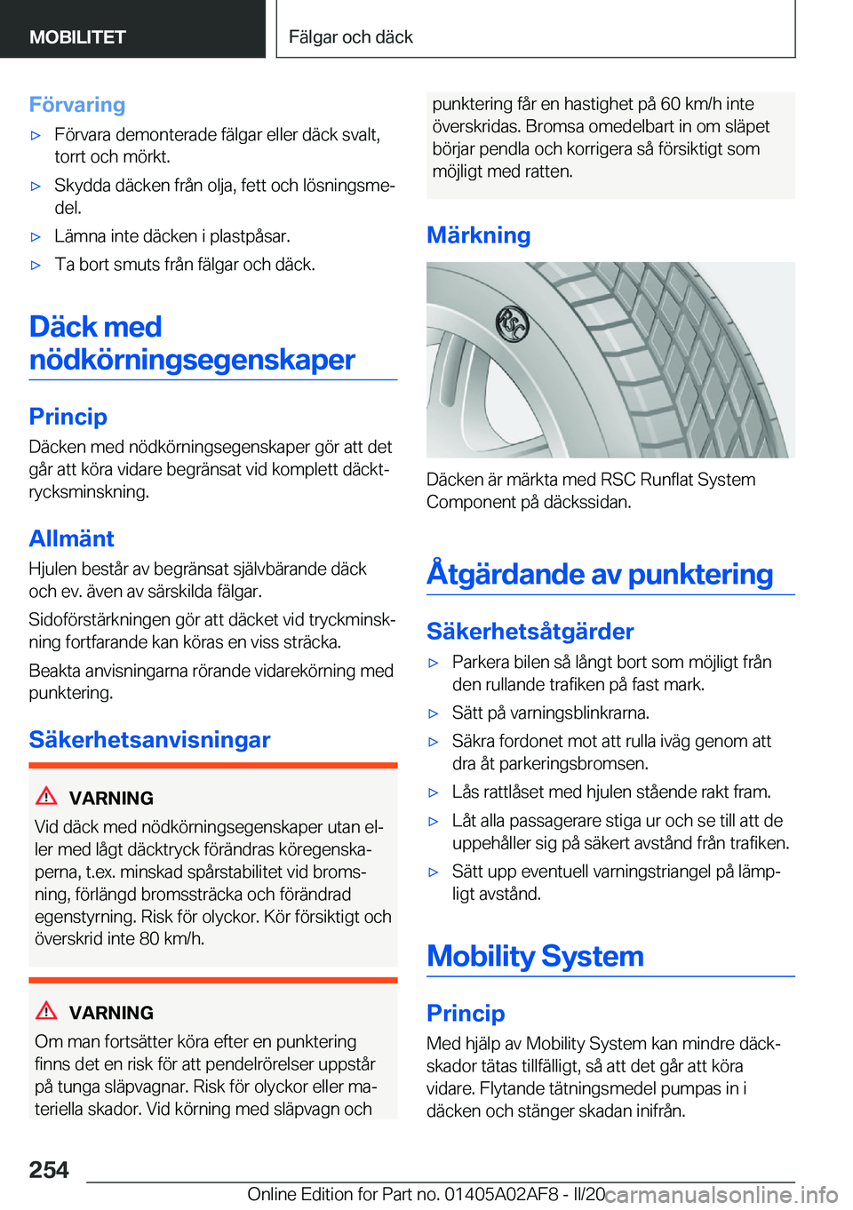 BMW X1 2020  InstruktionsbÖcker (in Swedish) �F�