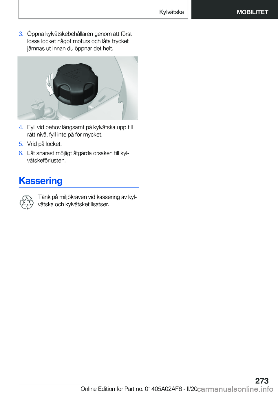 BMW X1 2020  InstruktionsbÖcker (in Swedish) �3�.�