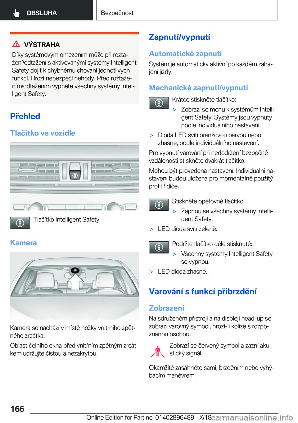 BMW X1 2019  Návod na použití (in Czech) �V�