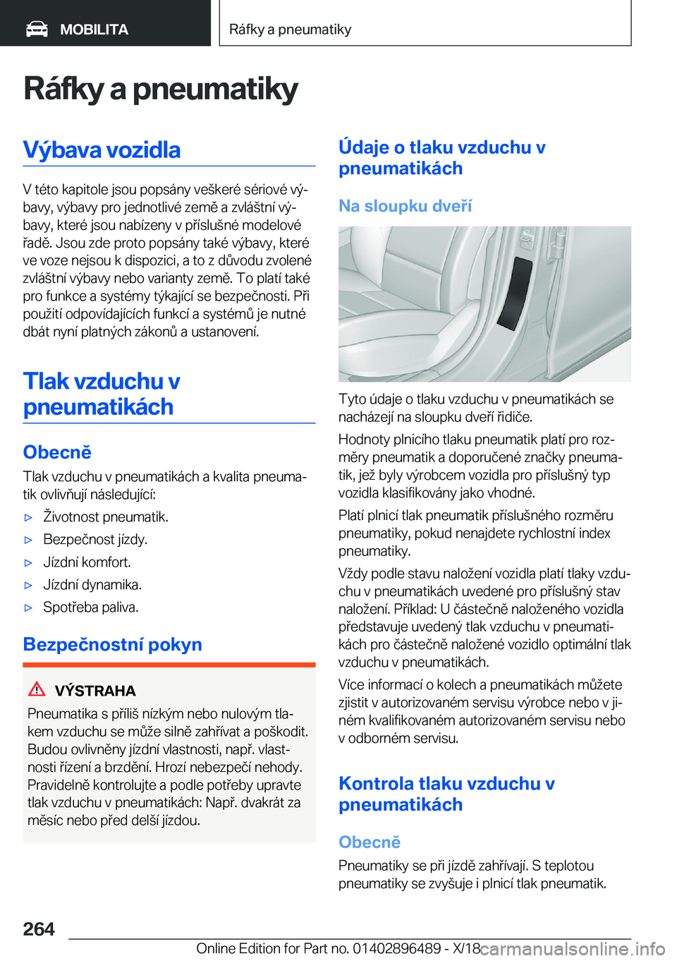 BMW X1 2019  Návod na použití (in Czech) �R�