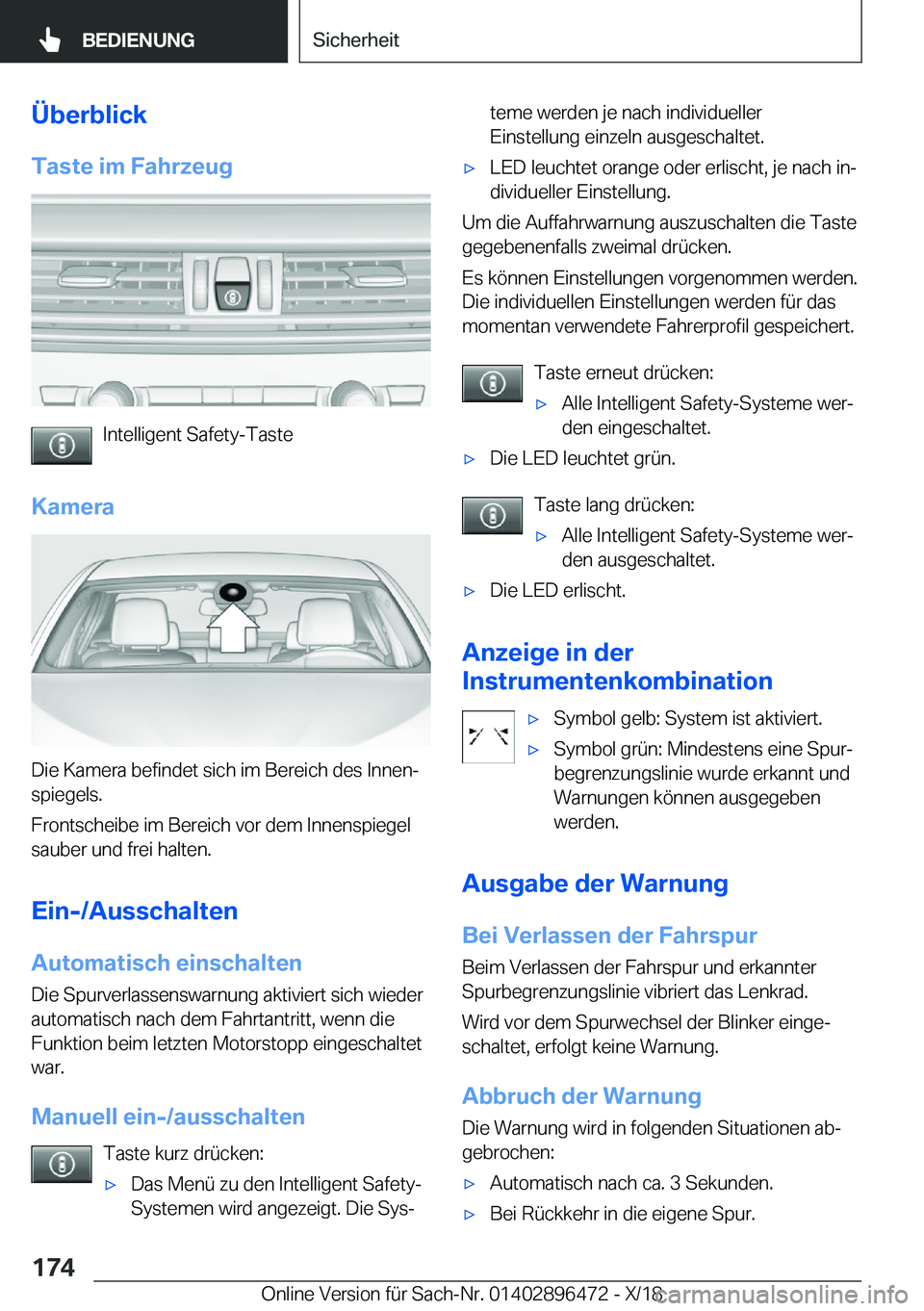 BMW X1 2019  Betriebsanleitungen (in German) �