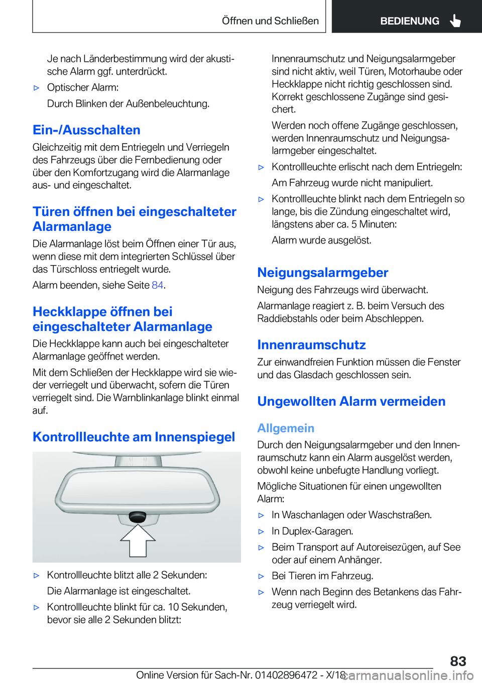 BMW X1 2019  Betriebsanleitungen (in German) �J�e��n�a�c�h��L�