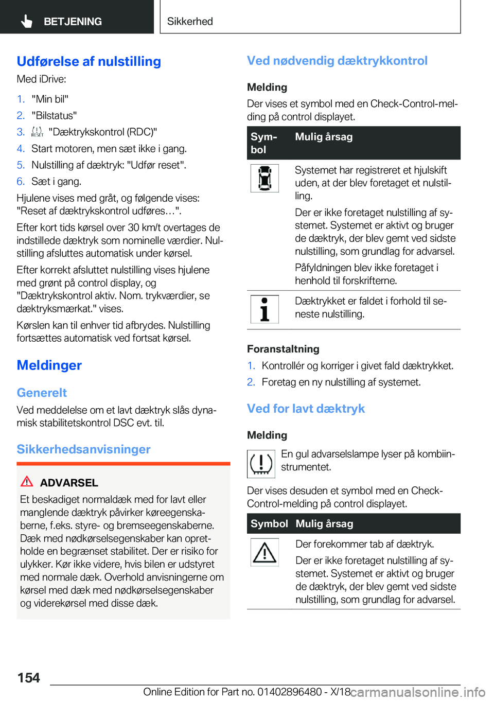 BMW X1 2019  InstruktionsbØger (in Danish) �U�d�f�