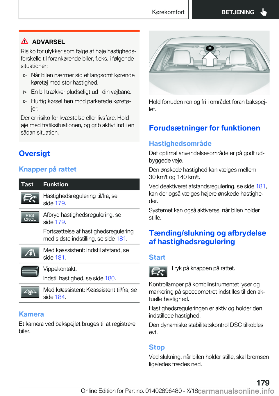 BMW X1 2019  InstruktionsbØger (in Danish) �A�D�V�A�R�S�E�L
�R�i�s�i�k�o��f�o�r��u�l�y�k�k�e�r��s�o�m��f�