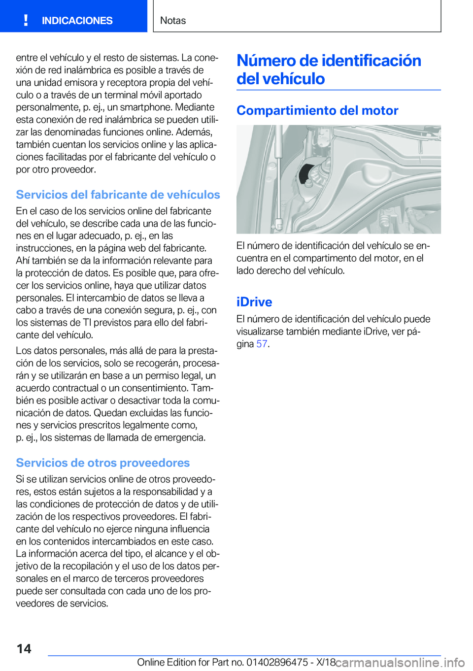 BMW X1 2019  Manuales de Empleo (in Spanish) �e�n�t�r�e��e�l��v�e�h�