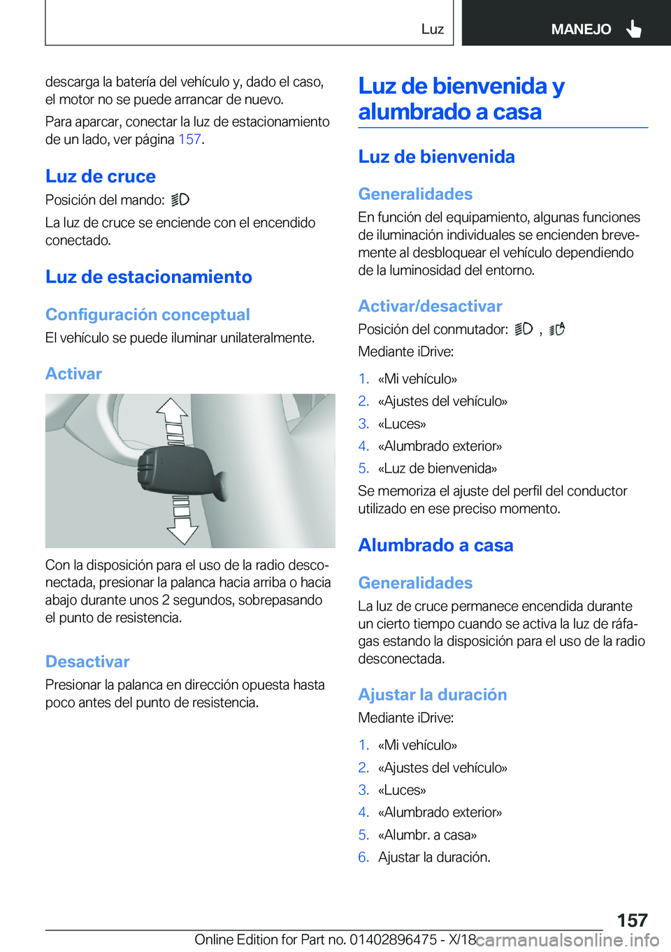 BMW X1 2019  Manuales de Empleo (in Spanish) �d�e�s�c�a�r�g�a��l�a��b�a�t�e�r�