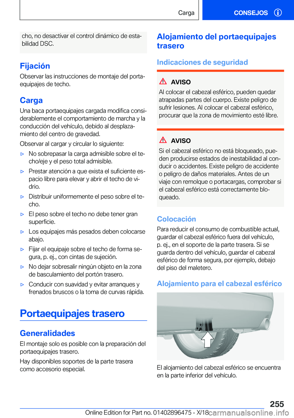 BMW X1 2019  Manuales de Empleo (in Spanish) �c�h�o�,��n�o��d�e�s�a�c�t�i�v�a�r��e�l��c�o�n�t�r�o�l��d�i�n�