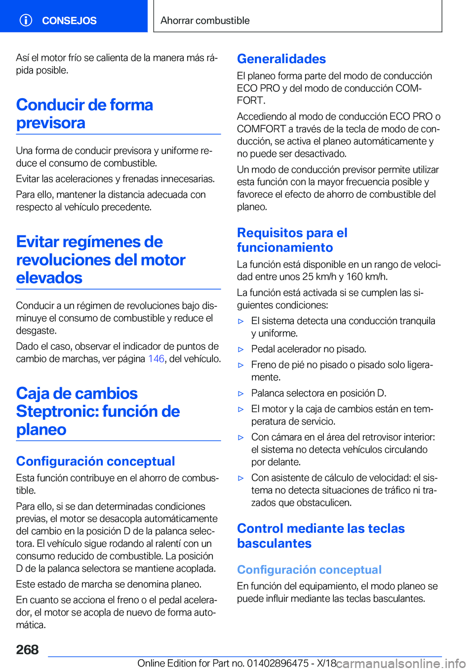 BMW X1 2019  Manuales de Empleo (in Spanish) �A�s�