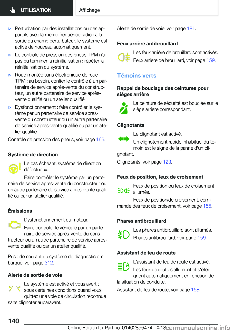 BMW X1 2019  Notices Demploi (in French) 'x�P�e�r�t�u�r�b�a�t�i�o�n��p�a�r��d�e�s��i�n�s�t�a�l�l�a�t�i�o�n�s��o�u��d�e�s��a�pj
�p�a�r�e�i�l�s��a�v�e�c��l�a��m�ê�m�e��f�r�é�q�u�e�n�c�e��r�a�d�i�o��:��