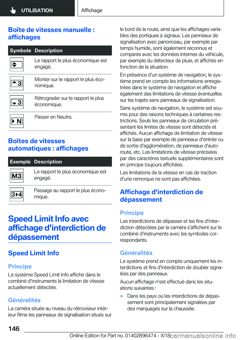 BMW X1 2019  Notices Demploi (in French) �B�o�