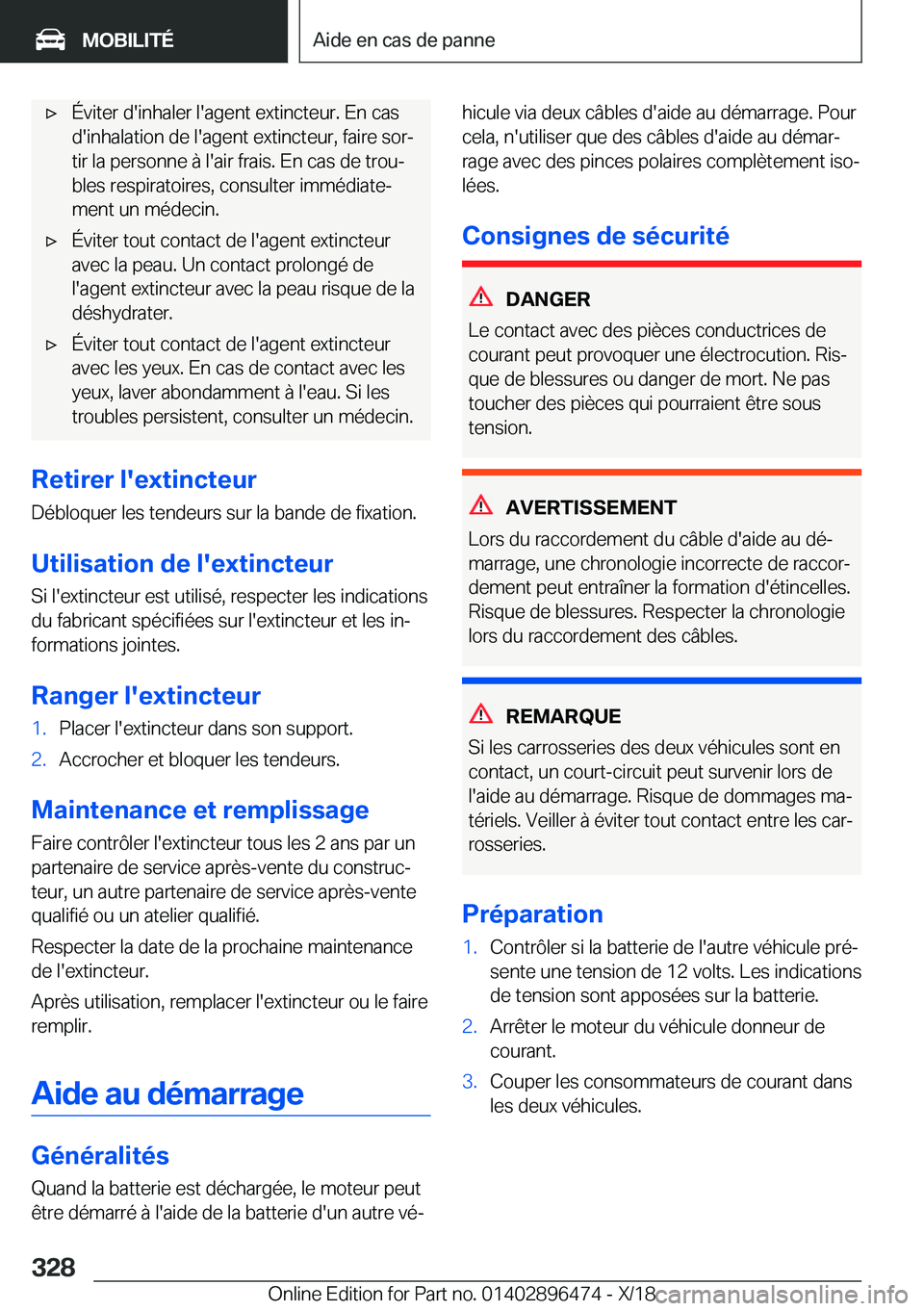BMW X1 2019  Notices Demploi (in French) 'x�