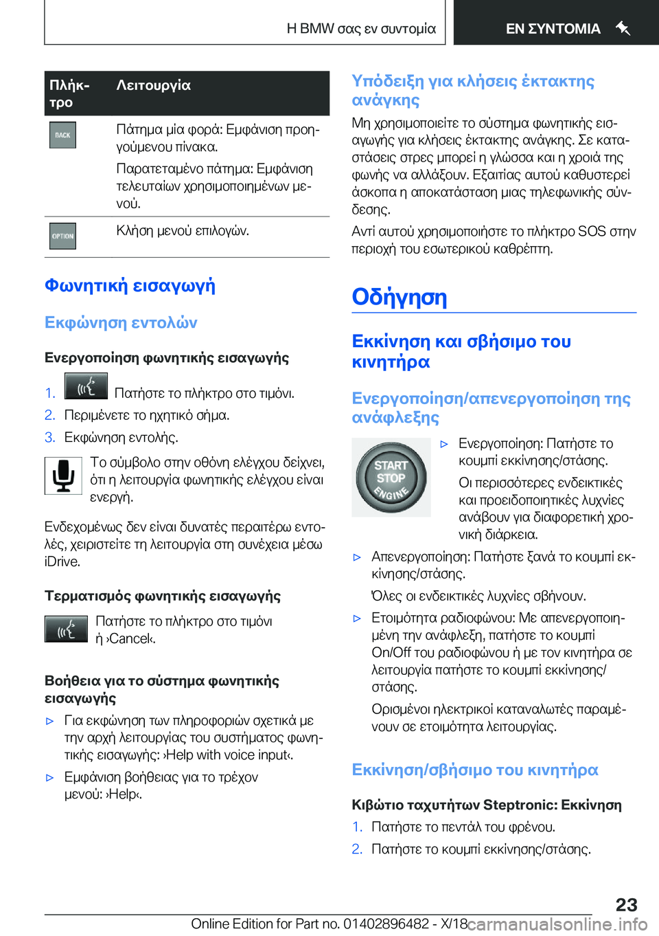 BMW X1 2019  ΟΔΗΓΌΣ ΧΡΉΣΗΣ (in Greek) c^p]j
gdb?w\gbhduRscngy_s�_Rs�ibdn�:�X_in`\fy�cdbyj
ubp_w`bh�cR`s]s�.
csdsgwgs_o`b�cngy_s�:�X_in`\fy
gw^w