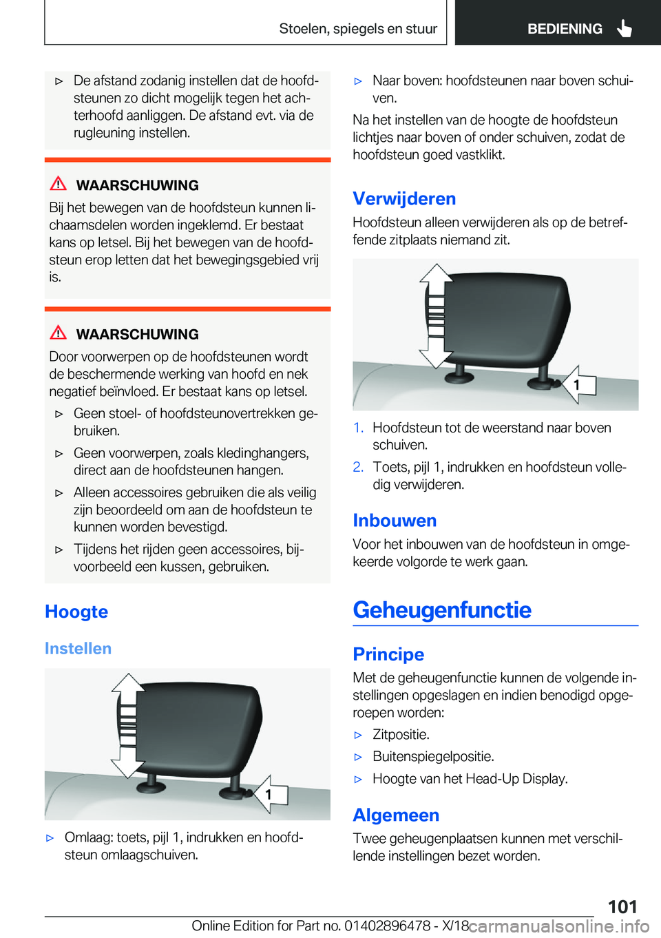BMW X1 2019  Instructieboekjes (in Dutch) 'x�D�e��a�f�s�t�a�n�d��z�o�d�a�n�i�g��i�n�s�t�e�l�l�e�n��d�a�t��d�e��h�o�o�f�dj
�s�t�e�u�n�e�n��z�o��d�i�c�h�t��m�o�g�e�l�i�j�k��t�e�g�e�n��h�e�t��a�c�hj �t�e�r�h�o�o�f�d��a�a�n�l�i