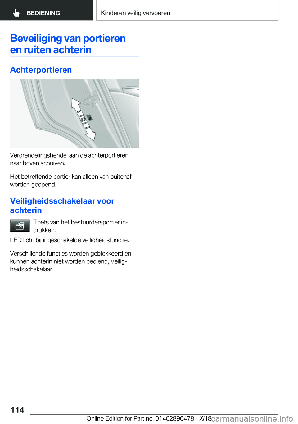 BMW X1 2019  Instructieboekjes (in Dutch) �B�e�v�e�i�l�i�g�i�n�g��v�a�n��p�o�r�t�i�e�r�e�n�e�n��r�u�i�t�e�n��a�c�h�t�e�r�i�n
�A�c�h�t�e�r�p�o�r�t�i�e�r�e�n
�V�e�r�g�r�e�n�d�e�l�i�n�g�s�h�e�n�d�e�l��a�a�n��d�e��a�c�h�t�e�r�p�o�r�t�i�e�r