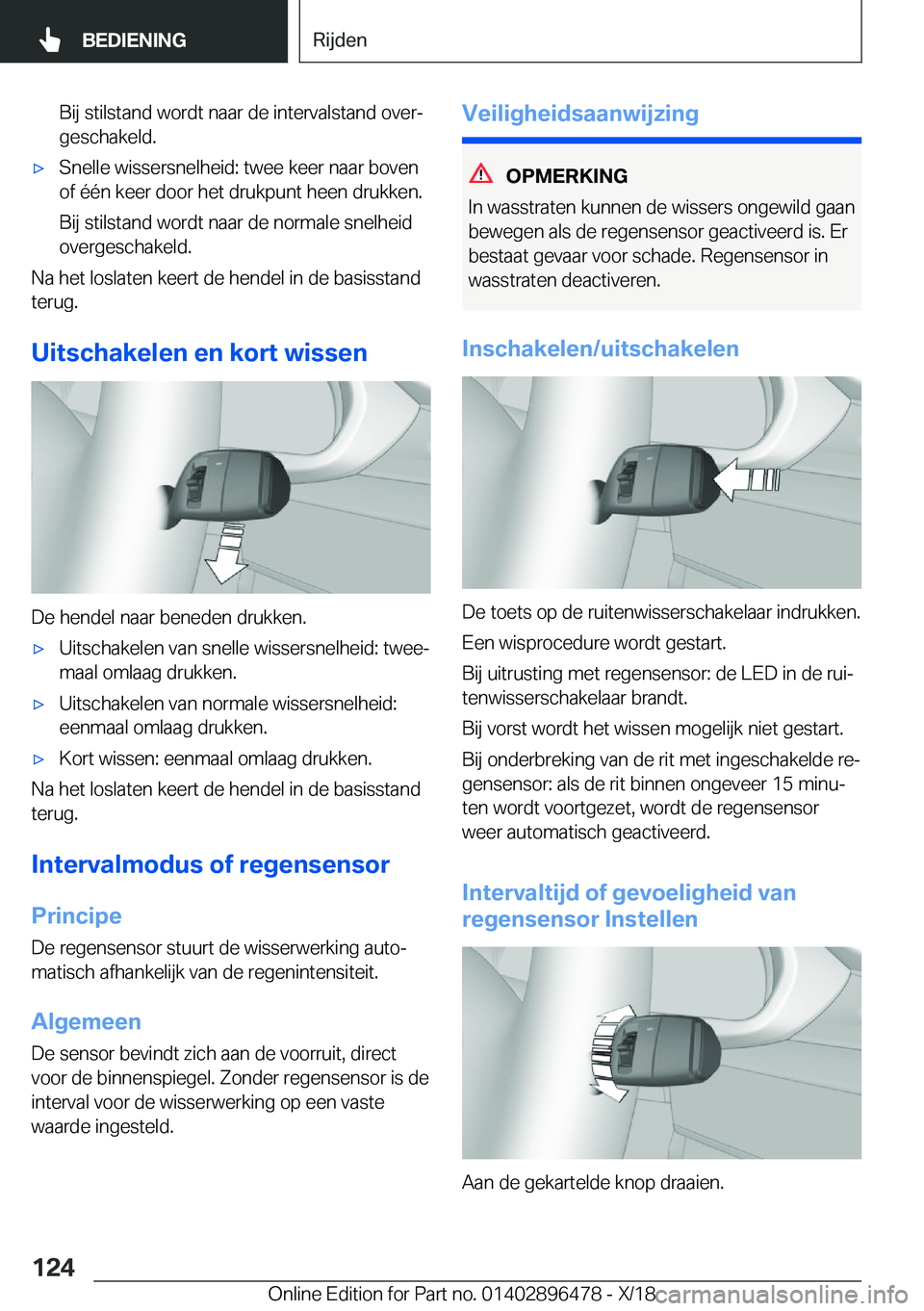 BMW X1 2019  Instructieboekjes (in Dutch) �B�i�j��s�t�i�l�s�t�a�n�d��w�o�r�d�t��n�a�a�r��d�e��i�n�t�e�r�v�a�l�s�t�a�n�d��o�v�e�rj�g�e�s�c�h�a�k�e�l�d�.'x�S�n�e�l�l�e��w�i�s�s�e�r�s�n�e�l�h�e�i�d�:��t�w�e�e��k�e�e�r��n�a�a�r��b