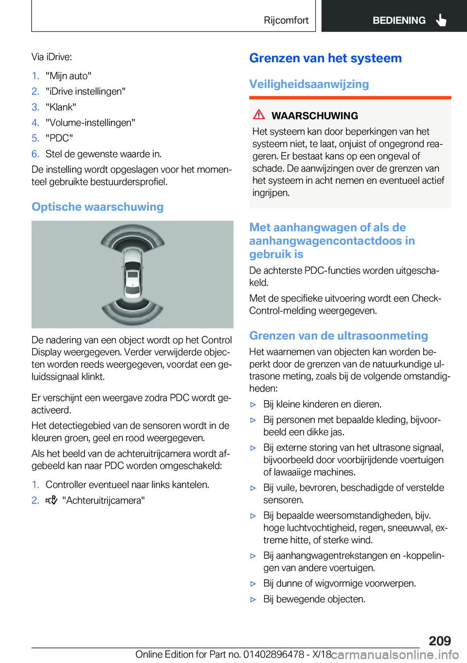 BMW X1 2019  Instructieboekjes (in Dutch) �V�i�a��i�D�r�i�v�e�:�1�.��M�i�j�n��a�u�t�o��2�.��i�D�r�i�v�e��i�n�s�t�e�l�l�i�n�g�e�n��3�.��K�l�a�n�k��4�.��V�o�l�u�m�e�-�i�n�s�t�e�l�l�i�n�g�e�n��5�.��P�D�C��6�.�S�t�e�l��d�e��g�e�w�e