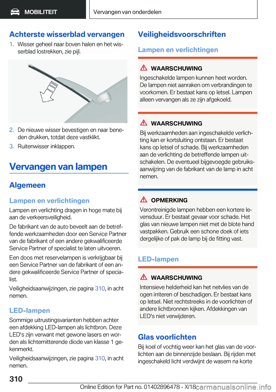 BMW X1 2019  Instructieboekjes (in Dutch) �A�c�h�t�e�r�s�t�e��w�i�s�s�e�r�b�l�a�d��v�e�r�v�a�n�g�e�n�1�.�W�i�s�s�e�r��g�e�h�e�e�l��n�a�a�r��b�o�v�e�n��h�a�l�e�n��e�n��h�e�t��w�i�sj
�s�e�r�b�l�a�d��l�o�s�t�r�e�k�k�e�n�,��z�i�e��p�