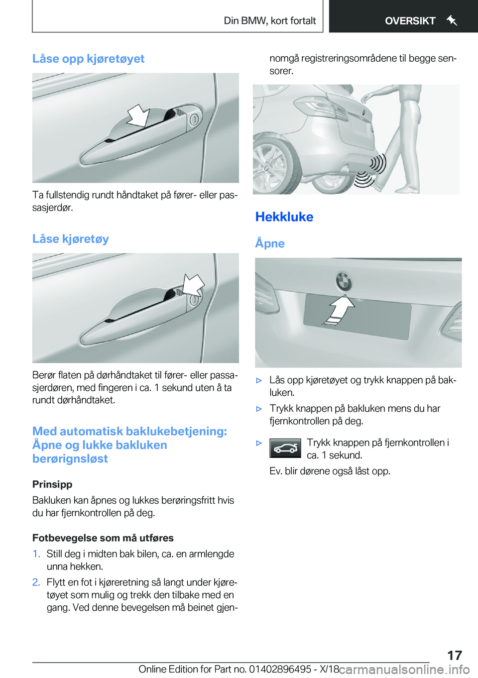 BMW X1 2019  InstruksjonsbØker (in Norwegian) �L�å�s�e��o�p�p��k�j�