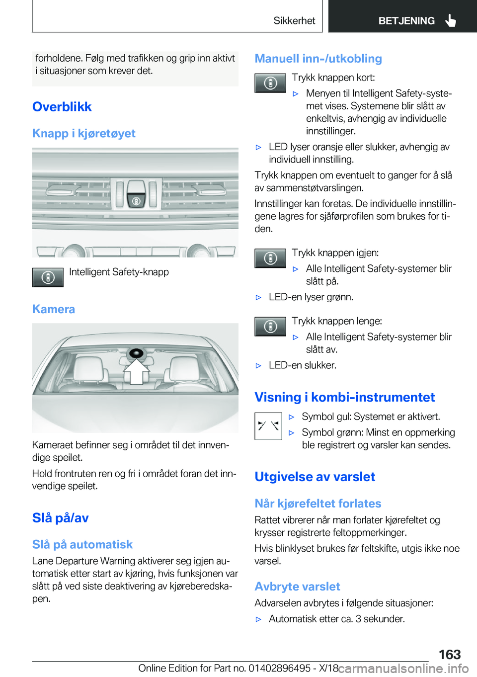 BMW X1 2019  InstruksjonsbØker (in Norwegian) �f�o�r�h�o�l�d�e�n�e�.��F�