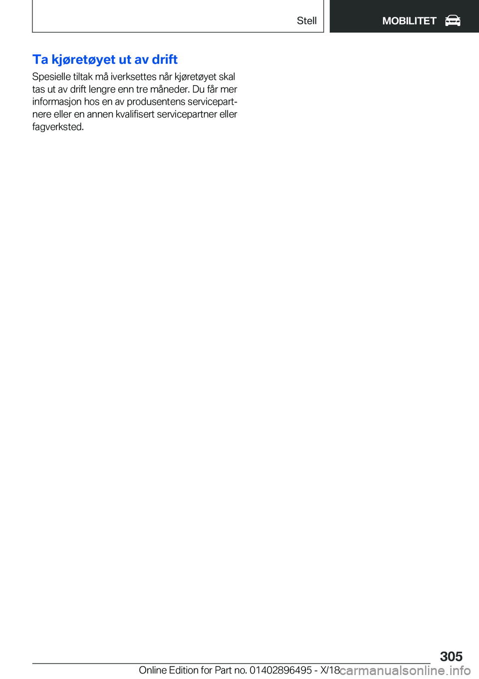 BMW X1 2019  InstruksjonsbØker (in Norwegian) �T�a��k�j�
