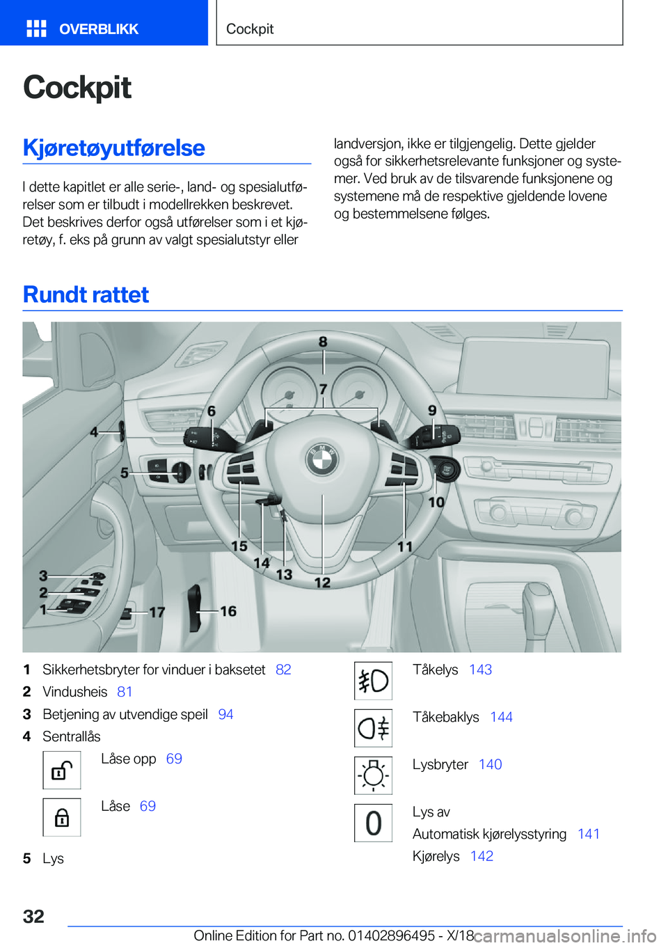 BMW X1 2019  InstruksjonsbØker (in Norwegian) �C�o�c�k�p�i�t�K�j�