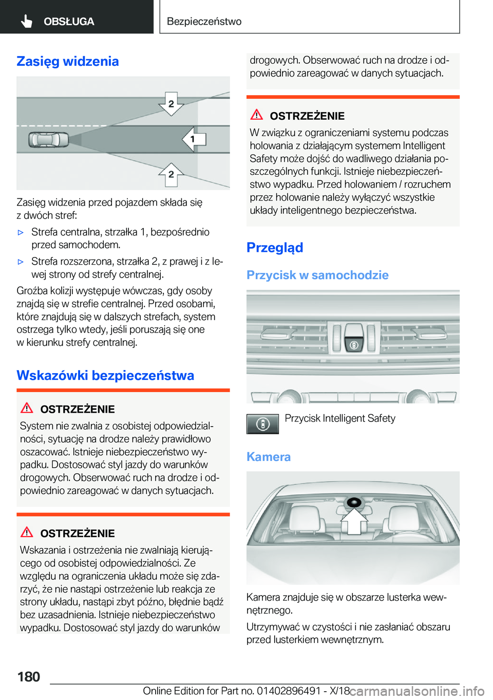 BMW X1 2019  Instrukcja obsługi (in Polish) �Z�a�s�i�