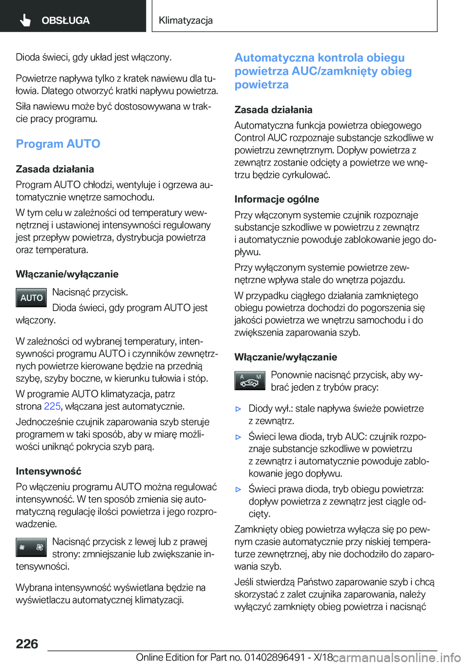 BMW X1 2019  Instrukcja obsługi (in Polish) �D�i�o�d�a��w�i�e�c�i�,��g�d�y��u�k�ł�a�d��j�e�s�t��w�ł�