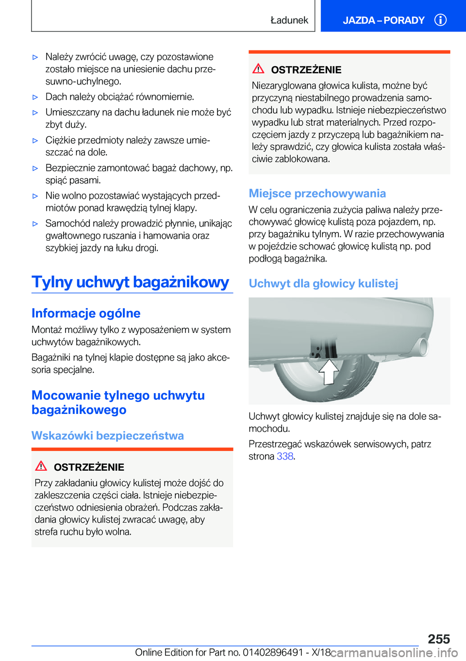 BMW X1 2019  Instrukcja obsługi (in Polish) 'x�N�a�l�e9�y��z�w�r�