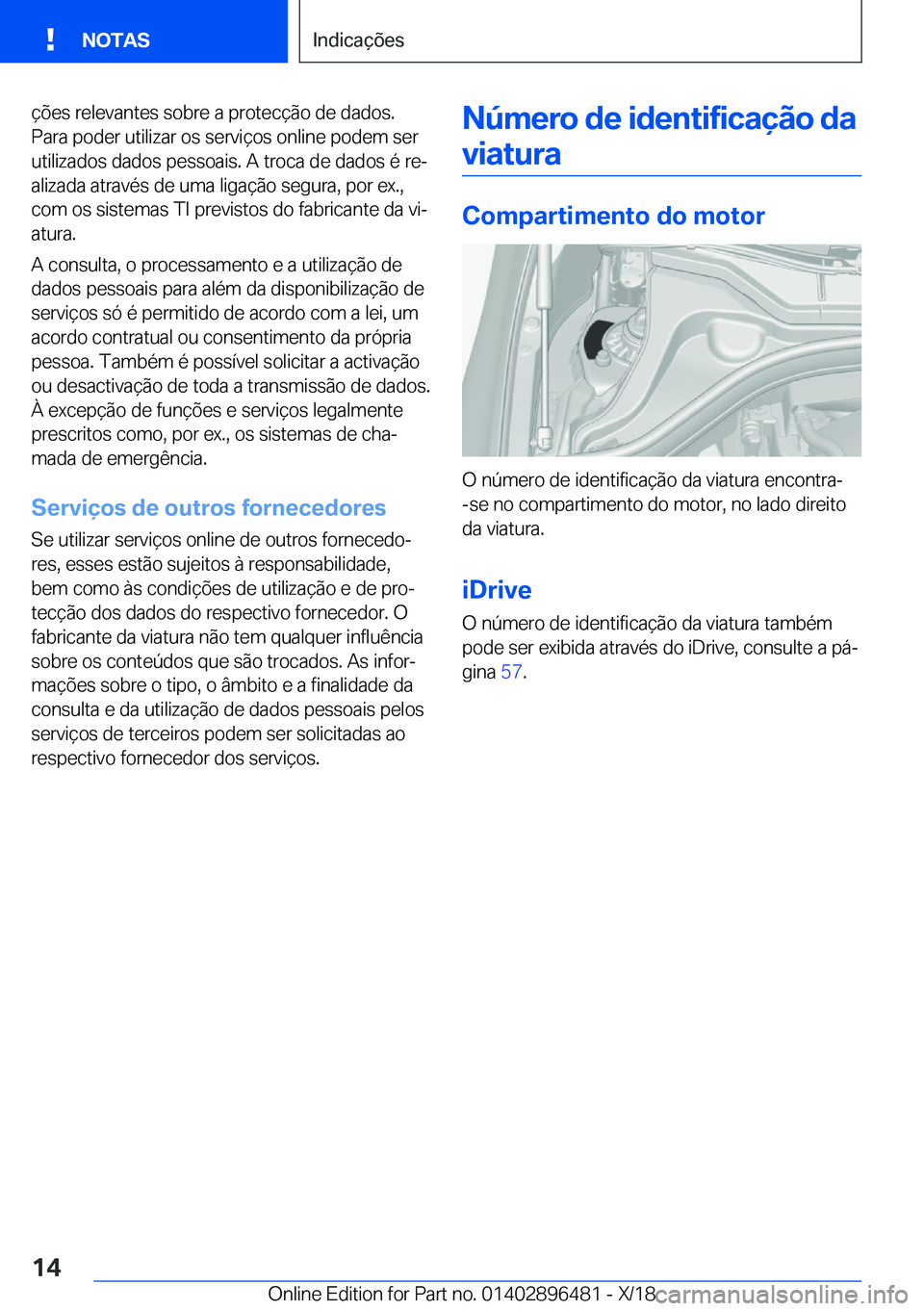 BMW X1 2019  Manual do condutor (in Portuguese) �