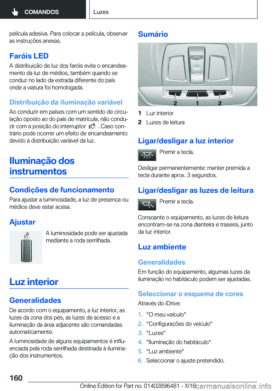BMW X1 2019  Manual do condutor (in Portuguese) �p�e�l�