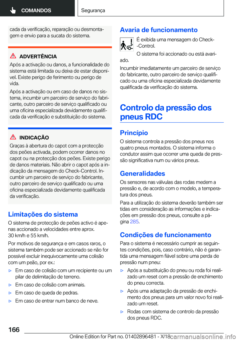 BMW X1 2019  Manual do condutor (in Portuguese) �c�a�d�a��d�a��v�e�r�i�f�i�c�a�