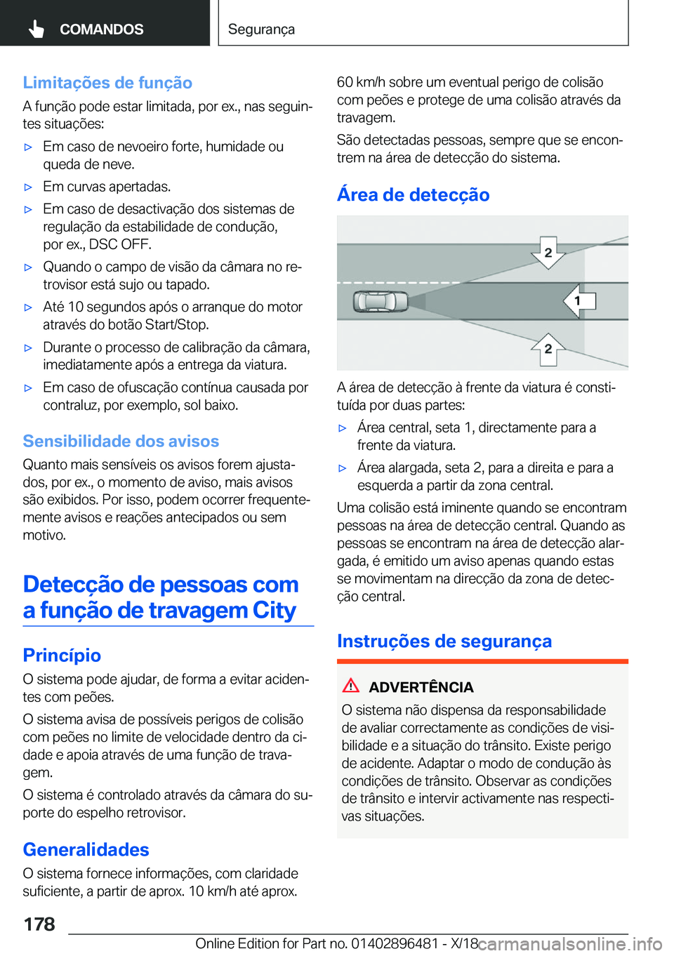 BMW X1 2019  Manual do condutor (in Portuguese) �L�i�m�i�t�a�