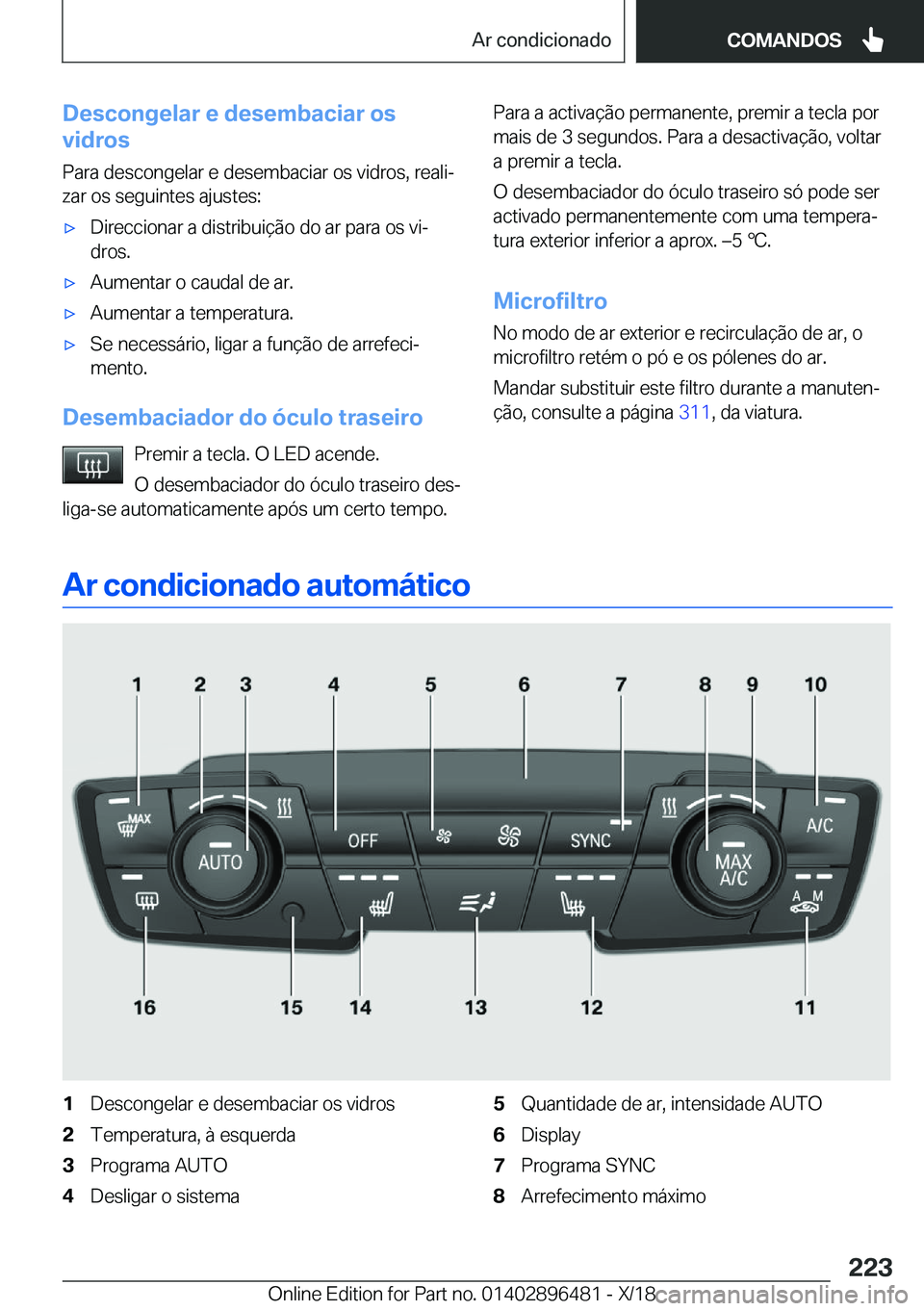 BMW X1 2019  Manual do condutor (in Portuguese) �D�e�s�c�o�n�g�e�l�a�r��e��d�e�s�e�m�b�a�c�i�a�r��o�s
�v�i�d�r�o�s
�P�a�r�a��d�e�s�c�o�n�g�e�l�a�r��e��d�e�s�e�m�b�a�c�i�a�r��o�s��v�i�d�r�o�s�,��r�e�a�l�iª
�z�a�r��o�s��s�e�g�u�i�n�t�e�s