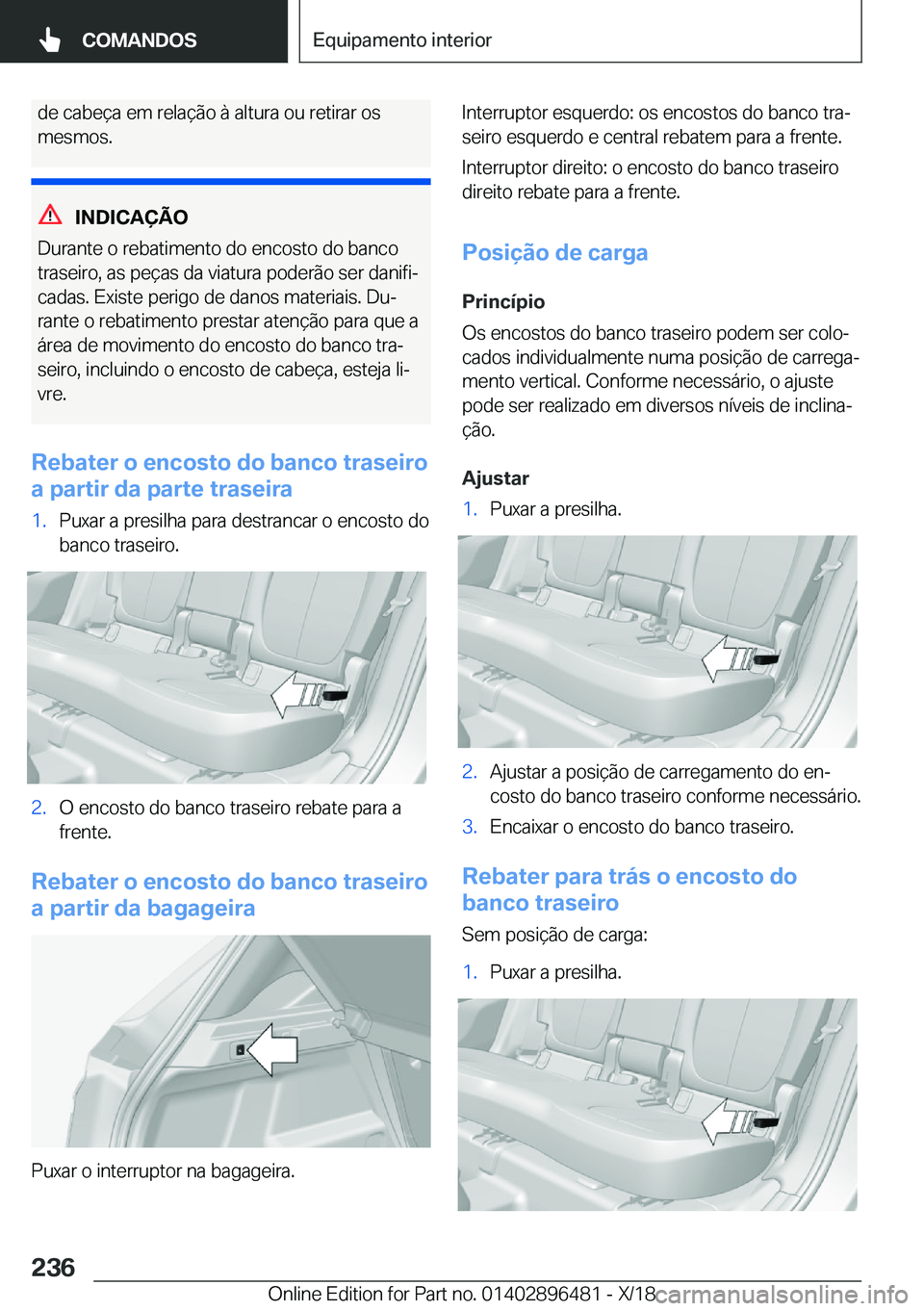 BMW X1 2019  Manual do condutor (in Portuguese) �d�e��c�a�b�e�