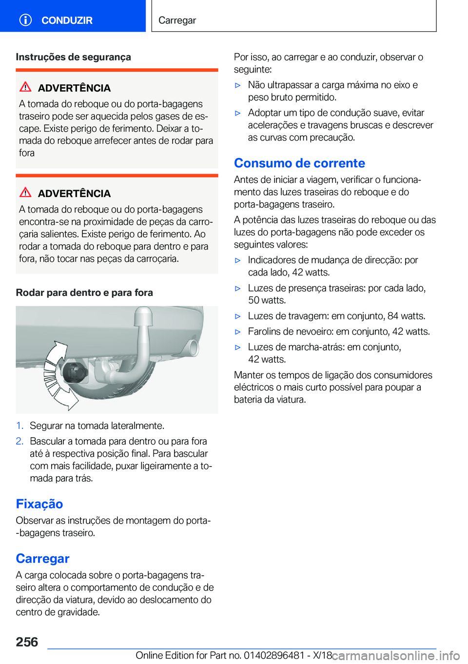 BMW X1 2019  Manual do condutor (in Portuguese) �I�n�s�t�r�u�