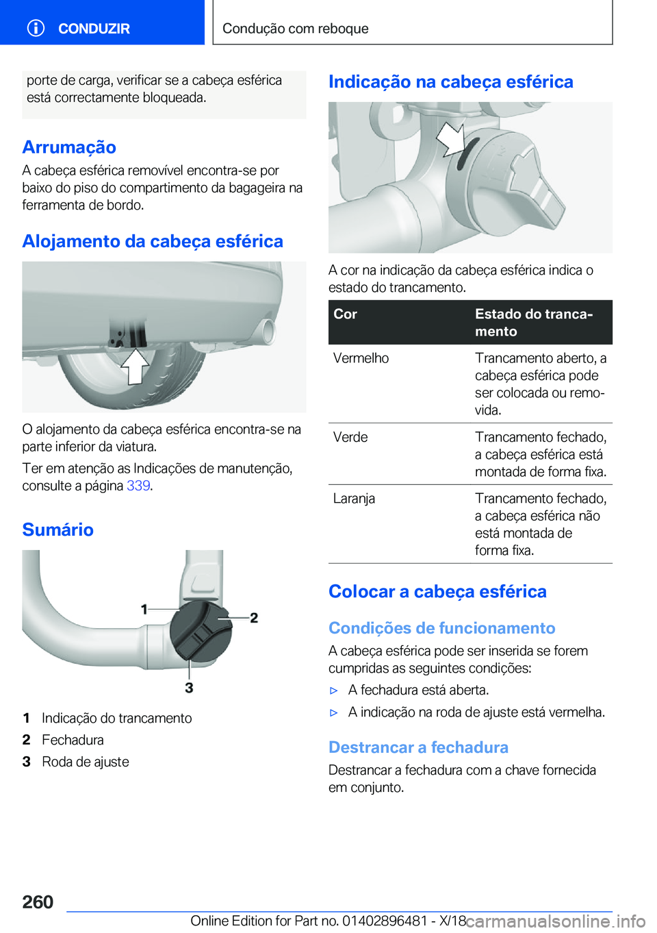 BMW X1 2019  Manual do condutor (in Portuguese) �p�o�r�t�e��d�e��c�a�r�g�a�,��v�e�r�i�f�i�c�a�r��s�e��a��c�a�b�e�