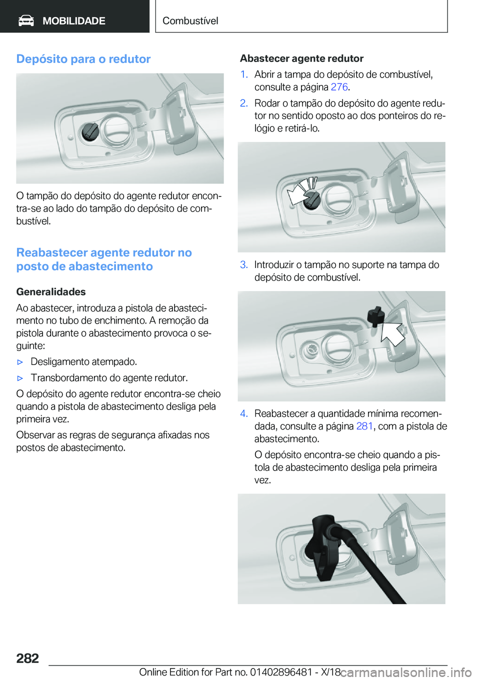 BMW X1 2019  Manual do condutor (in Portuguese) �D�e�p�