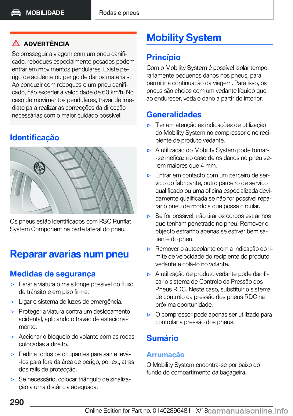 BMW X1 2019  Manual do condutor (in Portuguese) �A�D�V�E�R�T�