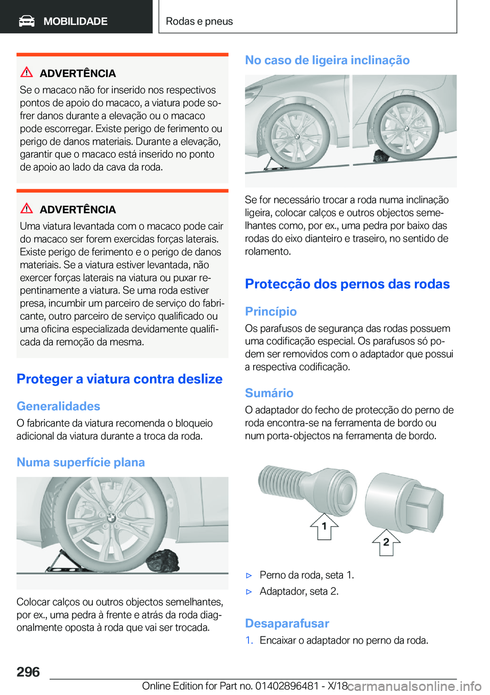 BMW X1 2019  Manual do condutor (in Portuguese) �A�D�V�E�R�T�