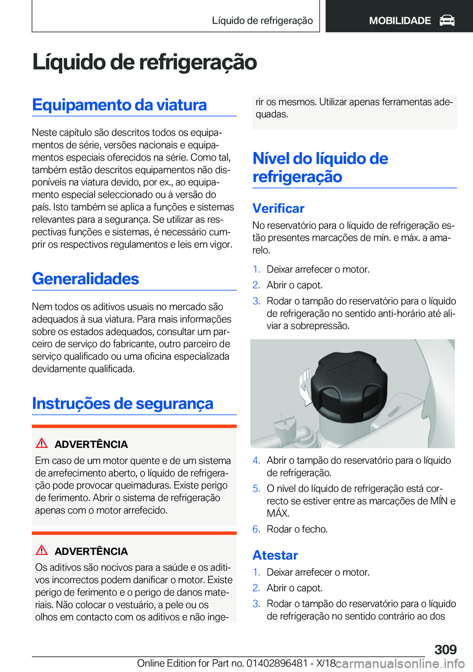 BMW X1 2019  Manual do condutor (in Portuguese) �L�