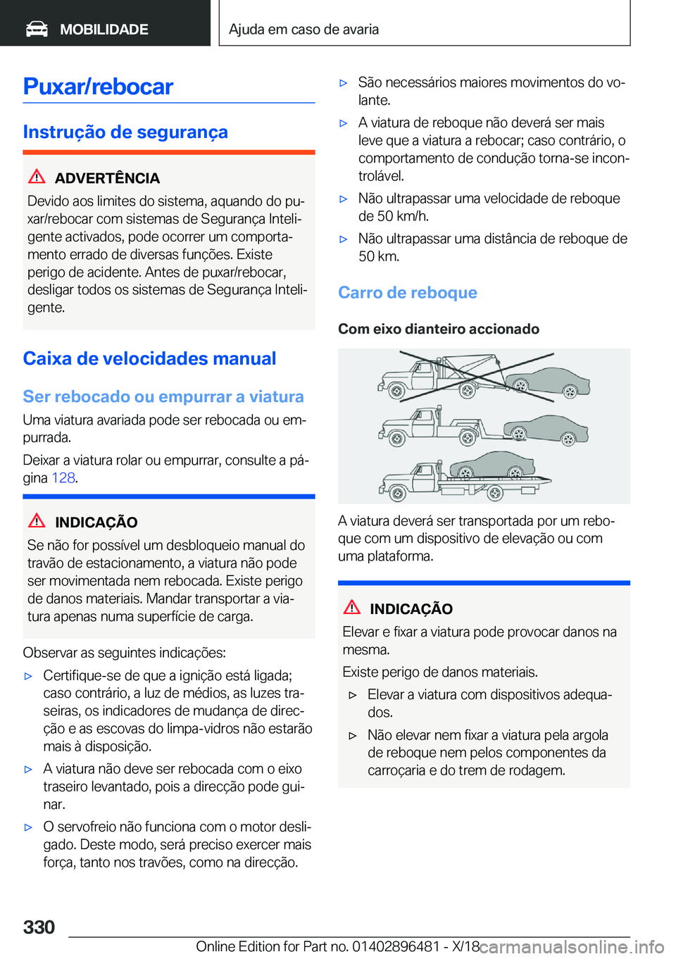 BMW X1 2019  Manual do condutor (in Portuguese) �P�u�x�a�r�/�r�e�b�o�c�a�r
�I�n�s�t�r�u�