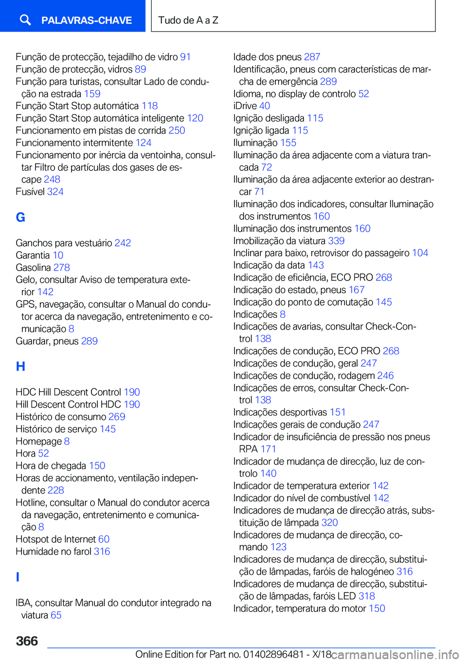 BMW X1 2019  Manual do condutor (in Portuguese) �F�u�n�